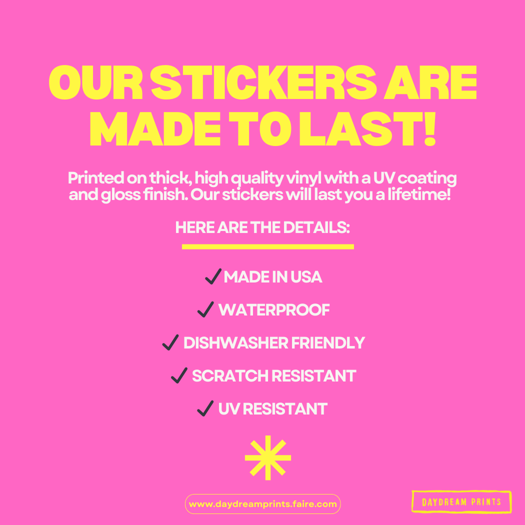 Queen of Margs Sticker | Summer Cocktail Gift Decal 3.5"