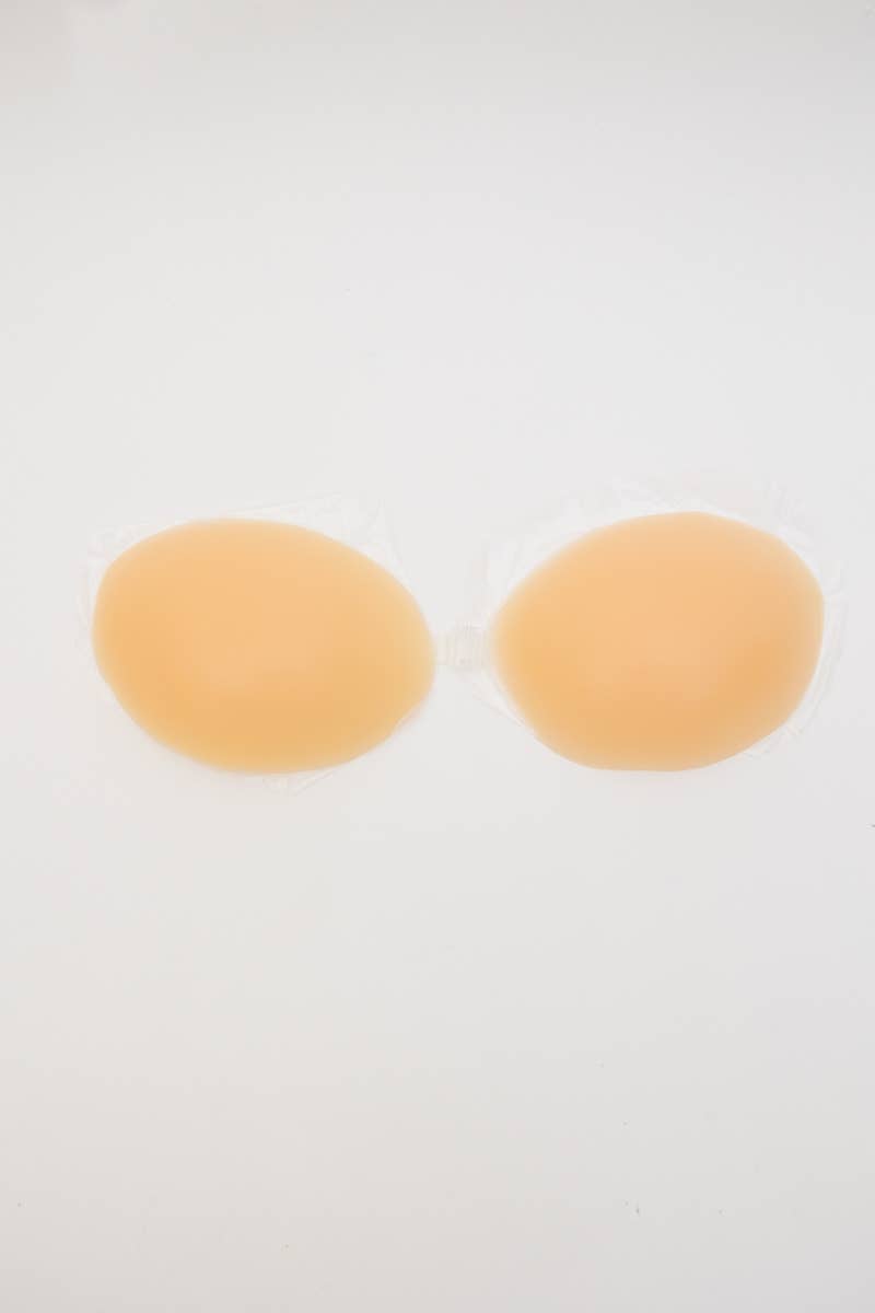 Seamless Backless Silicone Bra – Cleavage Enhancing!: Nude / B