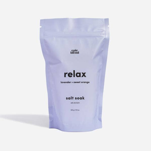Relax Bath Salt Soak: 3.5oz