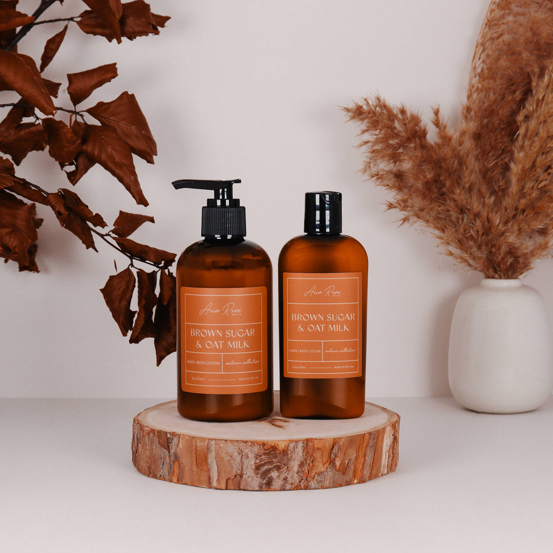 Brown Sugar & Oat Milk Hand + Body Lotion -Autumn Collection: 4oz