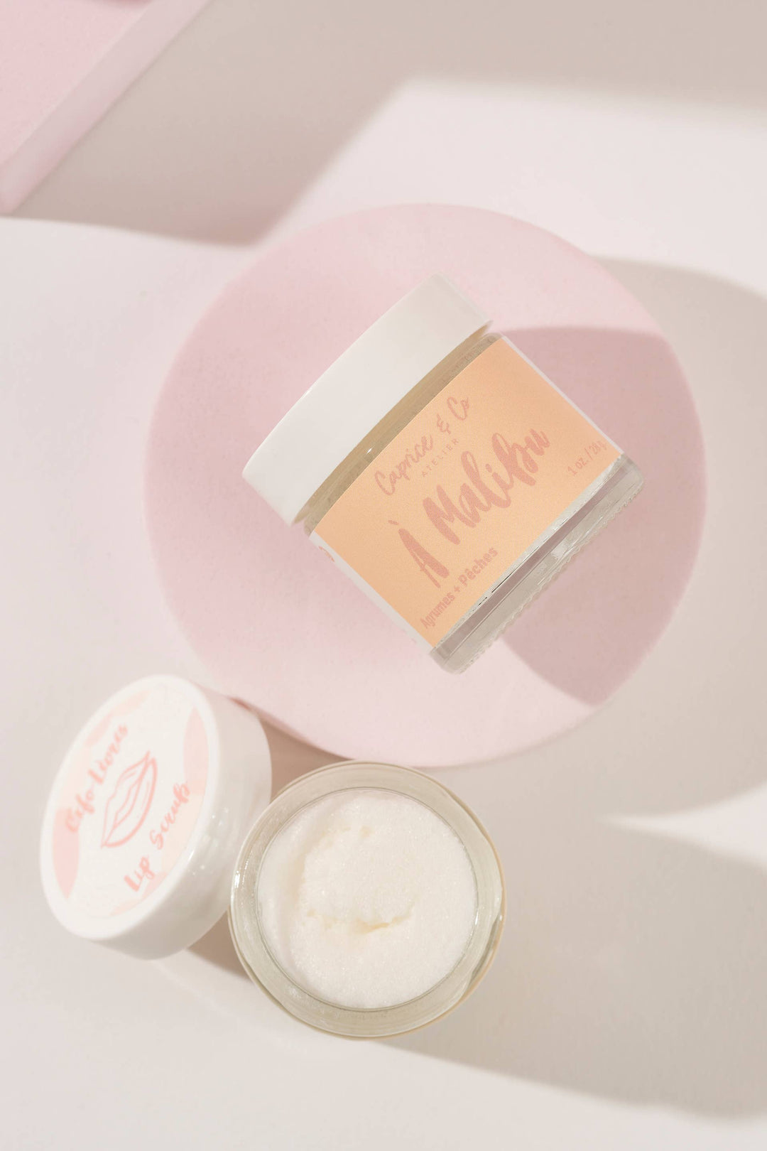 Lip Scrub: Limonade Rose - Lemon + Raspberry