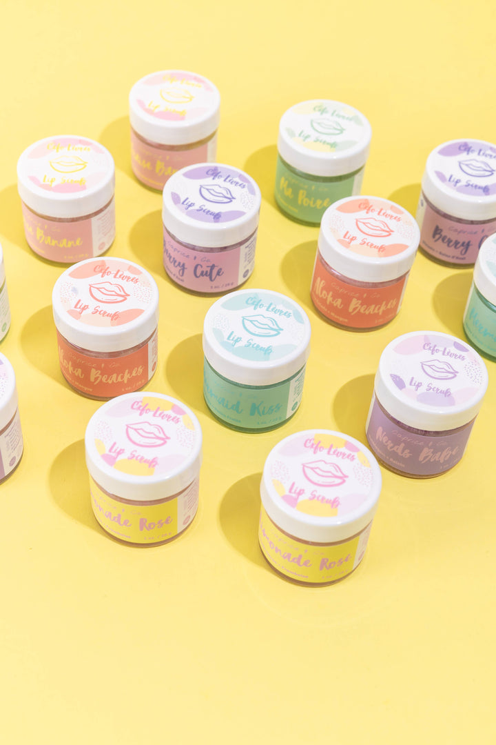 Lip Scrub: Limonade Rose - Lemon + Raspberry