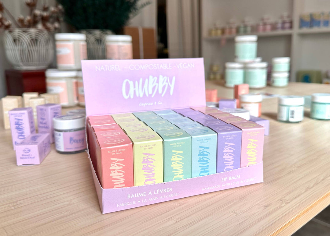 CHUBBY - Vegan Lip Balm: Ma Poire ( Pear + Green Apple )
