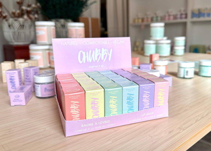 CHUBBY - Vegan Lip Balm: Ma Poire ( Pear + Green Apple )