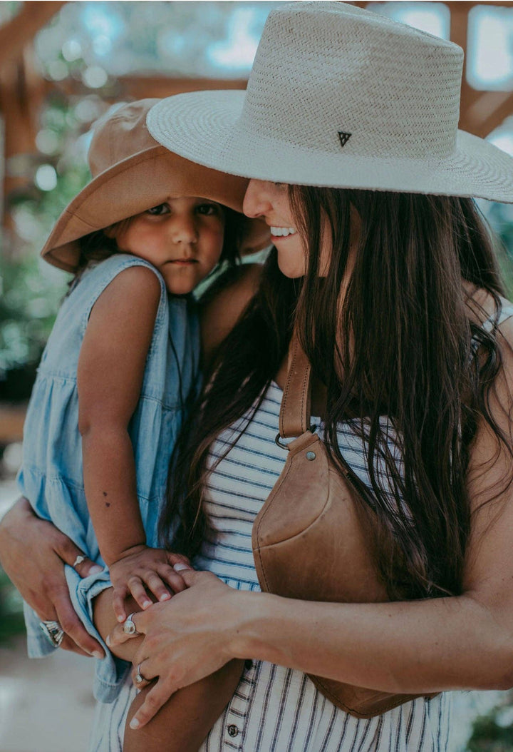Sienna | Palm Straw Fedora Hat: S/M
