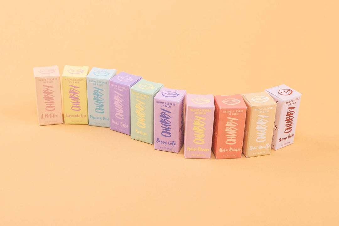 CHUBBY - Vegan Lip Balm: Ma Poire ( Pear + Green Apple )