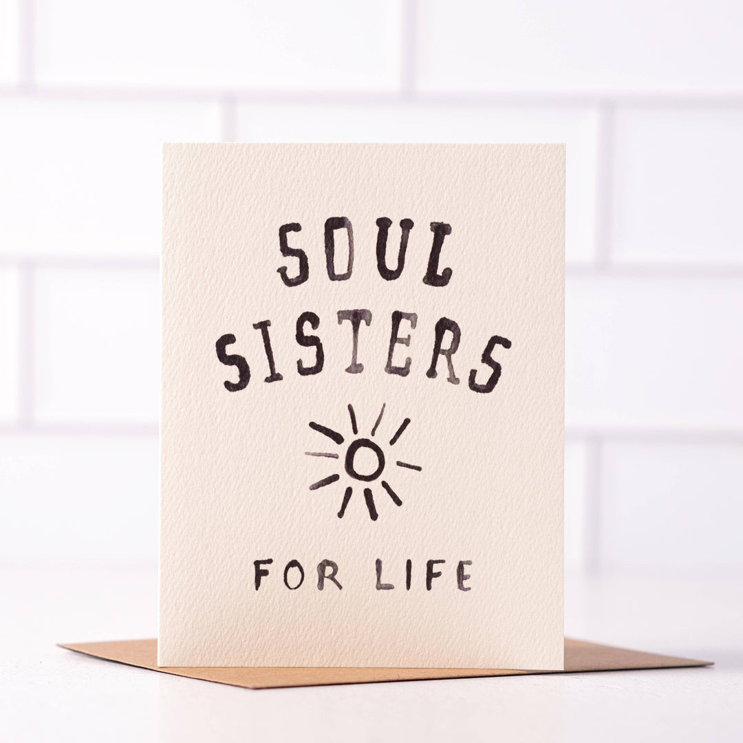 Soul Sisters - Best Friend Friendship Card