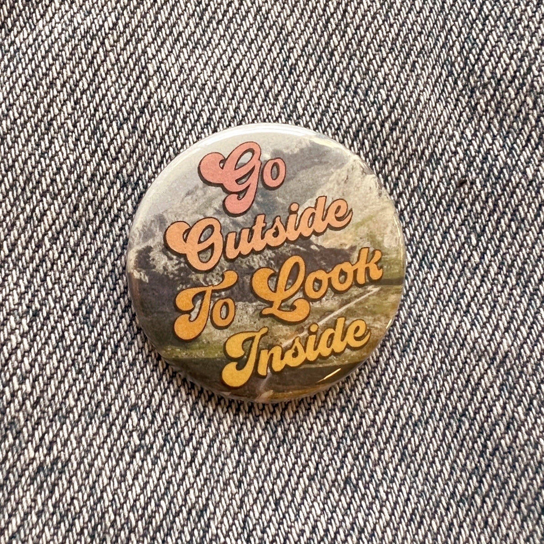 Positivity Button Pins: Bright Skies Ahead