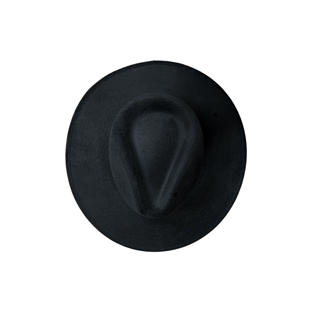 Vegan Suede Rancher Hat: Mocha