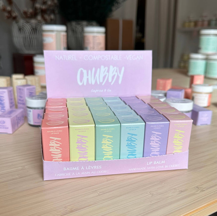 CHUBBY - Vegan Lip Balm: Ma Poire ( Pear + Green Apple )