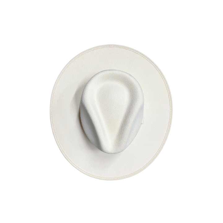 Vegan Suede Rancher Hat: Mocha
