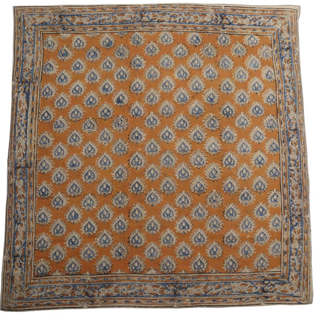 Kalamkari Cotton Bandana (40" x 40") - KK1414-40