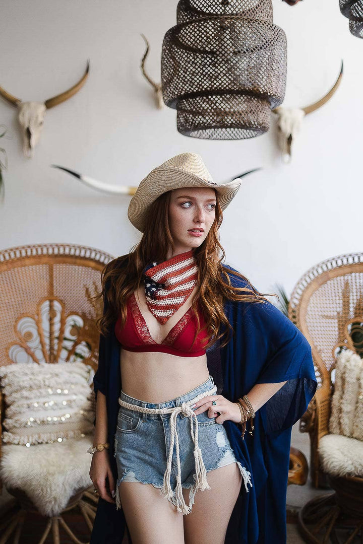 🌵 Trendy Western Braided Rope Tie Belt - Boutique Fave: Ivory