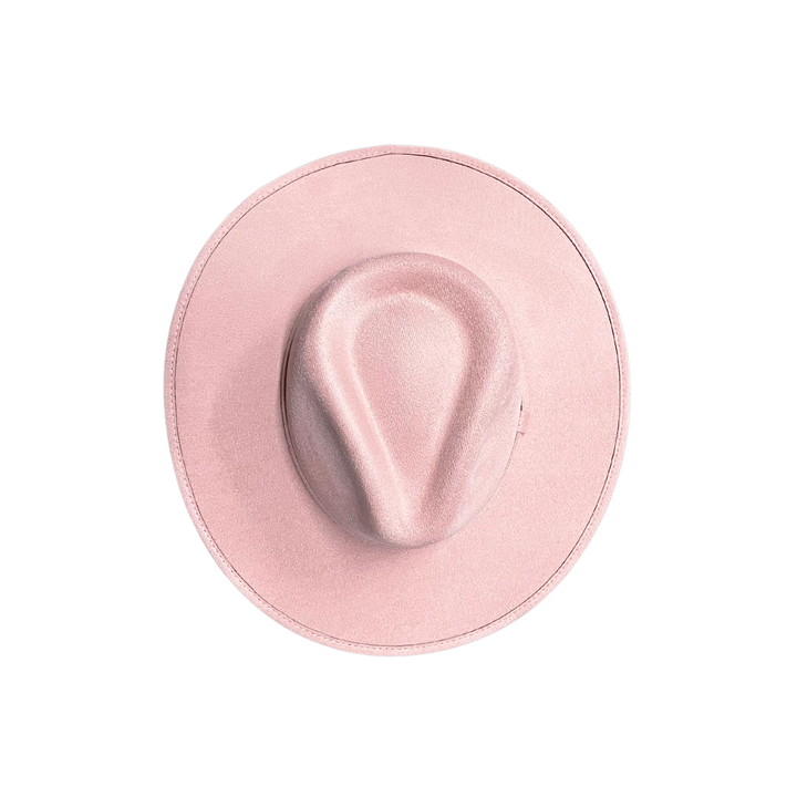 Vegan Suede Rancher Hat: Mocha