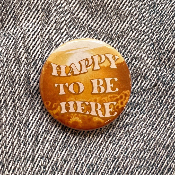 Positivity Button Pins: Bright Skies Ahead