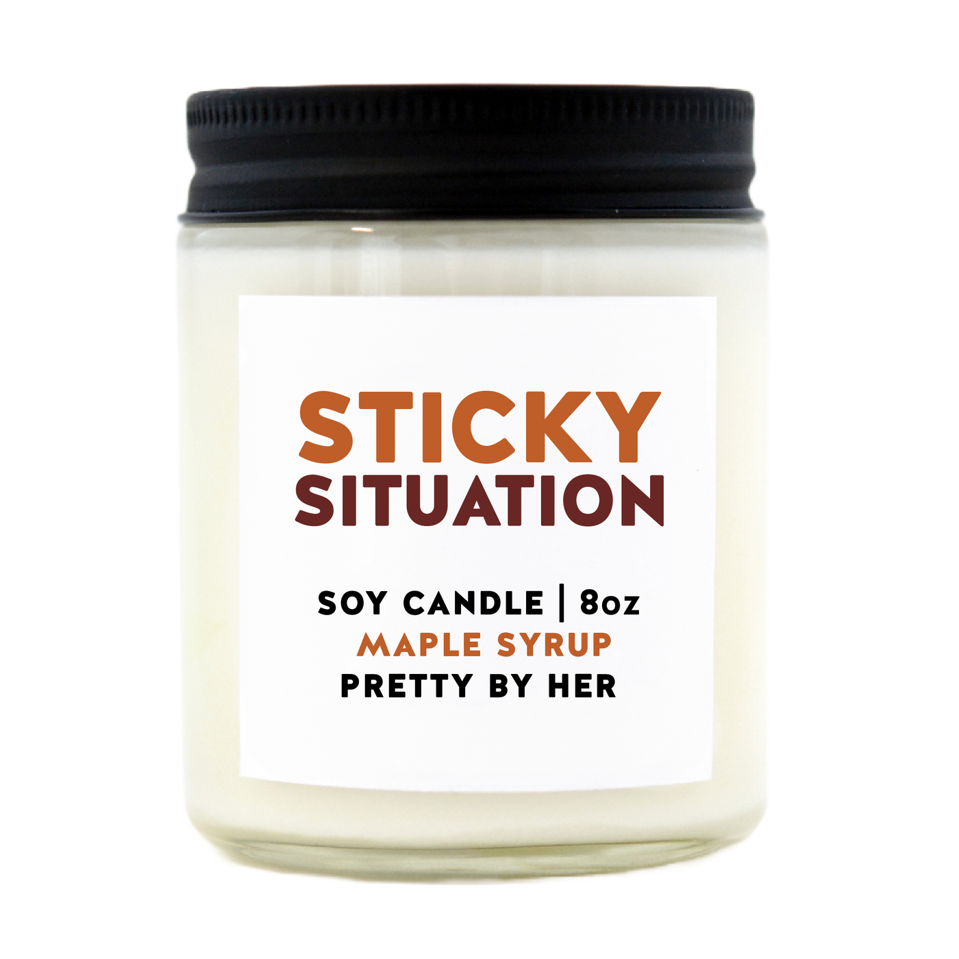 Sticky Situation Soy Candle | Funny Fall Candle