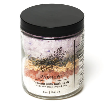 Coconut Milk Bath Soak: Lavender
