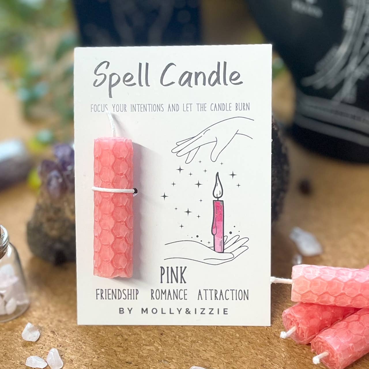 Spell Candle - Pink